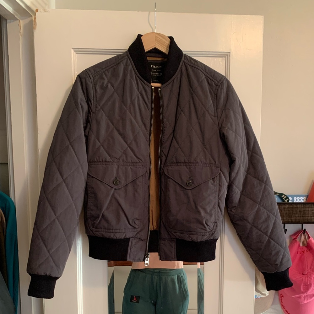 Small Filson Quilted Bomber Jacket - Picture 9 of 13